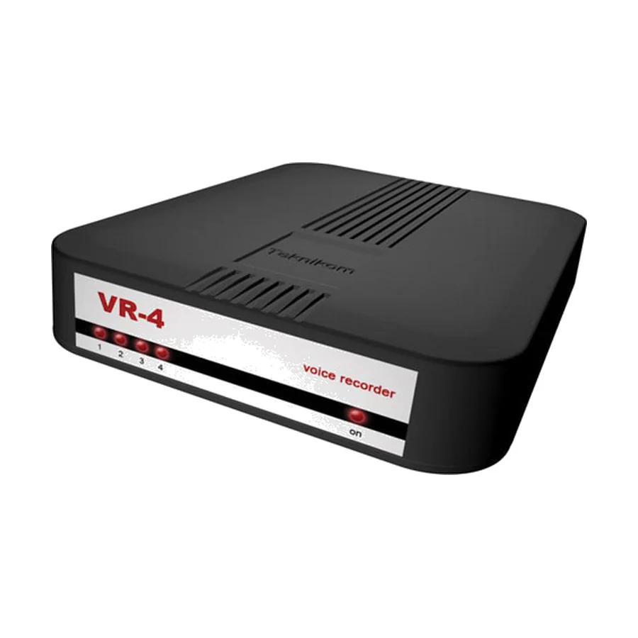 Teknikom VR-4 NET Ses Kayıt Cihazı